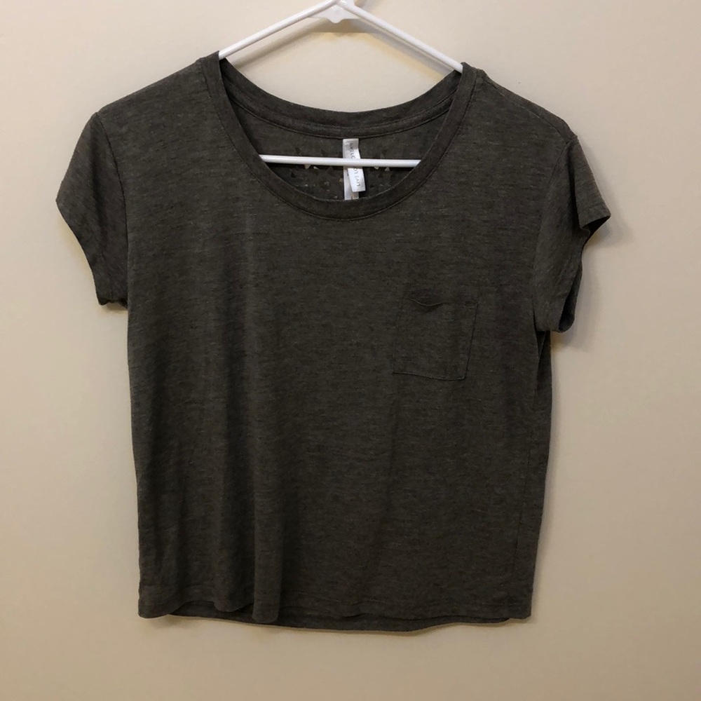 Aeropostale T-shirt with Triangle Cutouts